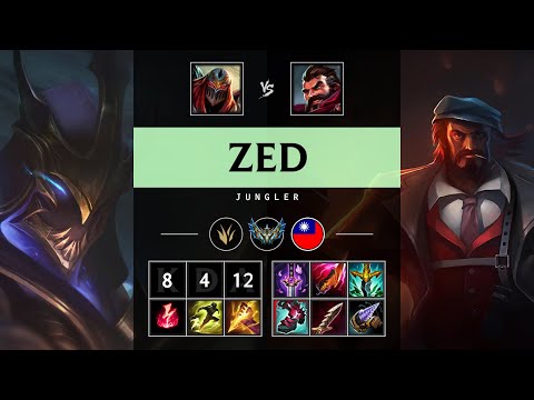 Zed Jungle vs Graves - TW Challenger Patch 25.14