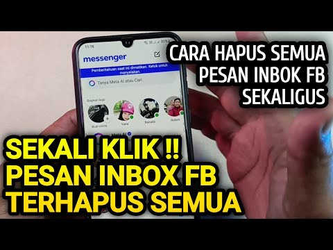 How to delete all inbox messages on Facebook at once