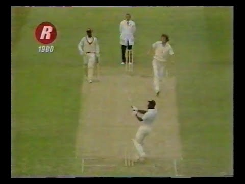 ENGLAND v WEST INDIES 1st TEST MATCH DAY 2 TRENT BRIDGE JUNE 6 1980 VIV RICHARDS BOB WILLIS