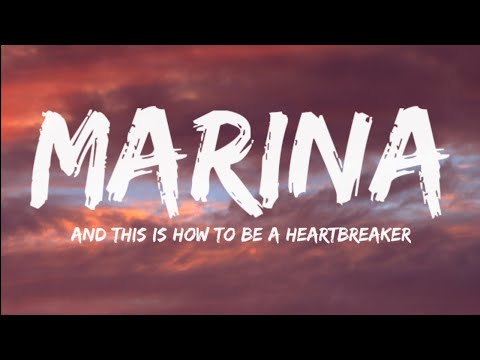 Marina And The Diamonds-How To Be A Heartbreaker (Lyrics Video)