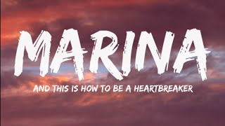 Marina And The Diamonds-How To Be A Heartbreaker (Lyrics Video)