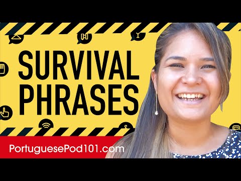All Survival Phrases You Need in Portuguese! Learn Portuguese in 35 Minutes!