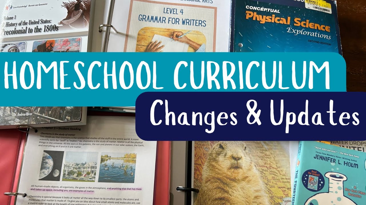 Curriculum changes and updates | Secular homeschool | Middle school