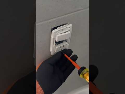 Cómo cambiar un apagador con contacto a smart #electricidad #electricista #cable
