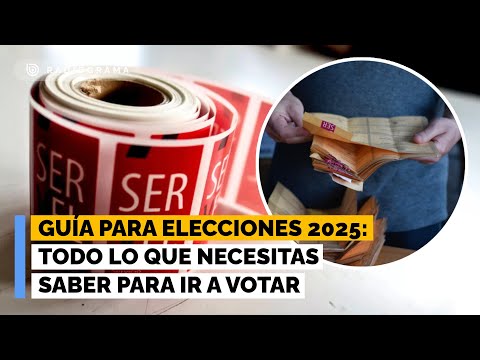 Guía para estas Elecciones 2025: todo lo que necesitas saber para ir a votar este domingo