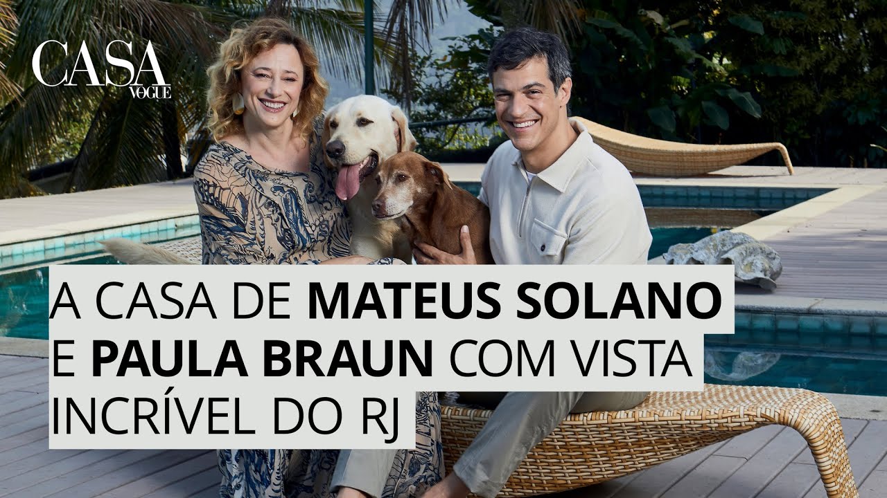 Mateus Solano e Paula Braun abrem casa sustentável repleta de peças reaproveitadas | CASA VOGUE