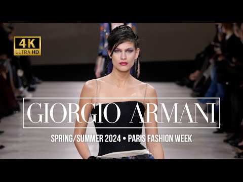 GIORGIO ARMANI PRIVÉ Spring/Summer 2024: Haute Couture, Creativity, and Glamour