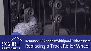 Kenmore 665 Series and Whirlpool Dishwashers: Track Roller Wheel Replacement