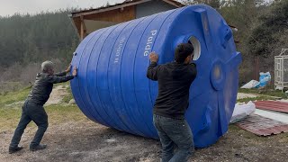 SU DEPOSU GELDİ SAMANI GETİRDİK