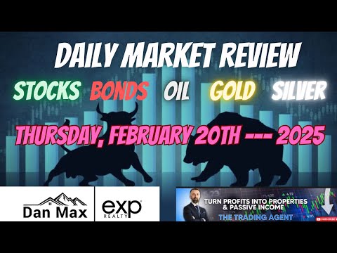 Daily  Market Review - February 20th, 2025 | Stocks, Oil, Bonds, Gold & Silver Analysis