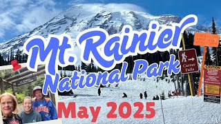 3 Days in Mt. Rainier National Park Before Alaska Cruise! Paradise, Hiking, Falls, Vistas & Snow