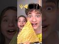 Spicy Gold Food Challenge with My Sister! 🥵