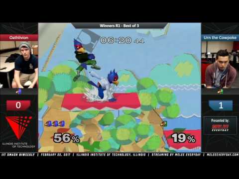 IIT Biweekly [2/22/17] - Urn the Cowpoke (Green Falco) vs. Oathlivion (Falco) - SSBM - Winners R1