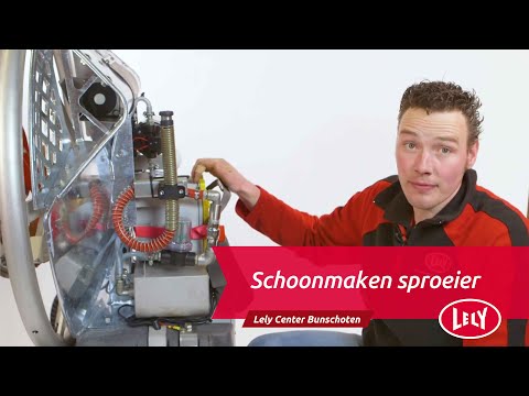 Lely Discovery - Schoonmaken sproeier - Wilco den Boer