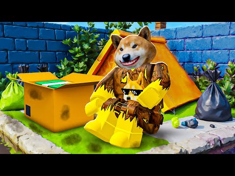 I BECAME HOMELESS ON ROBLOX BE A BEGGAR.