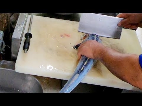 How to Fillet and Cook Sturgeon鱘龍魚切割及料理