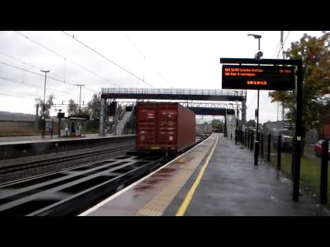 Freightliner Class 70, 70007, 4O49 passing Rugeley Trent Valley (6th October 2014)