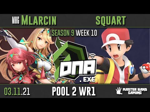 DNA.EXE S9:W10 - MHG | Mlarcin (Pyra/Mythra) vs squart (Pokemon Trainer) - Pool 2 WR1