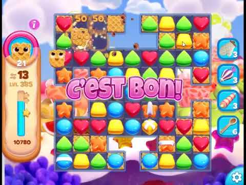 Cookie Jam Blast Level 385 - NO BOOSTERS 🍪 | SKILLGAMING ✔️