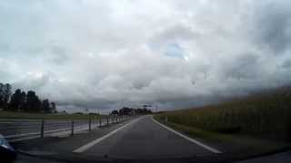 preview picture of video 'Going east on national road 24 / riksväg 24 from Mellbystrand to Våxtorp'