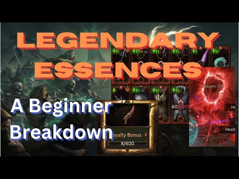 Legendary Essences, How Extract Works, Ways to Get Them | Beginner's Guide | Diablo Immortal