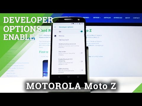 How to Unlock Developer Options on Motorola Moto Z