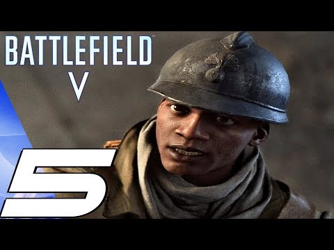 BATTLEFIELD 5 - Gameplay Walkthrough Part 5 - France, Rise of Black Soldiers (Ultra Settings)