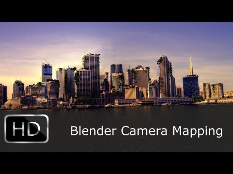 Blender Camera Mapping: Post apocalyptic City