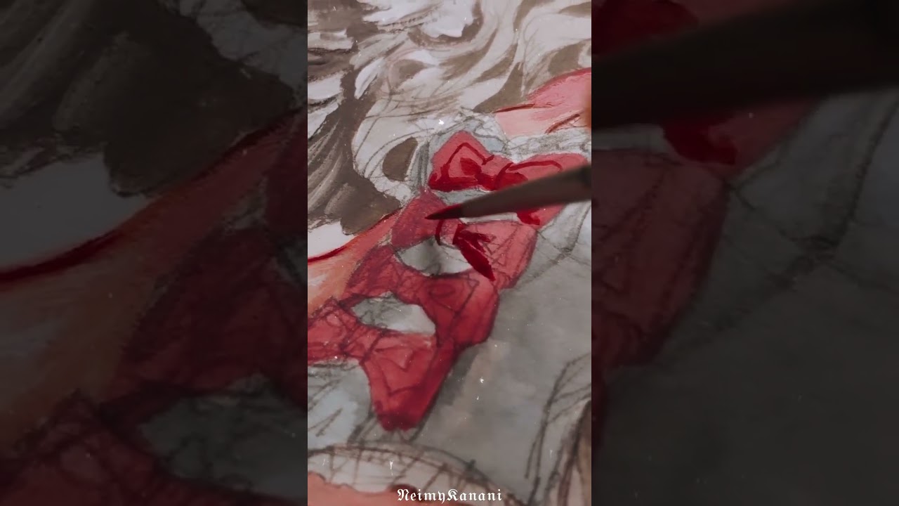 Beautiful Painted Angel by Neimy Kanani #shorts