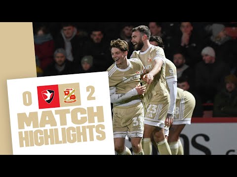 Match Highlights: Cheltenham Town 0-2 Swindon Town