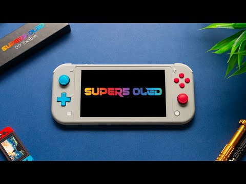 ⚡С помощью набора SUPER5 OLED можно заменить IPS-дисплей Nintendo