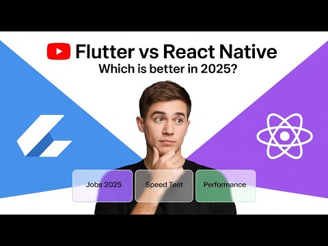 Flutter vs React Native in 2025 – Which One Should You Learn?  | Performance, Jobs & UI in 2025