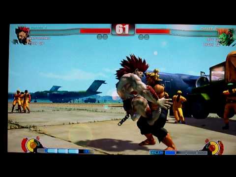 alexfromtheu (Akuma) VS dfw jay (Blanka) SF4 G1 Championship XBL
