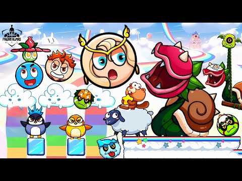 Ball World - Red Bounce & Roll | Jungle 2 Boss Fight | MGIF | Gameplay WFG