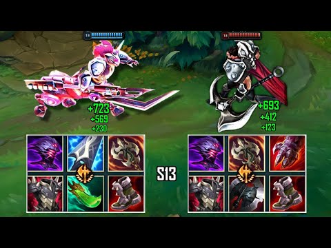 HECARIM vs  DARIUS SEASON 13 BUILD FIGHTS & Best Pentakills!