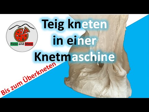 Pizza Teig überkneten - wann ist er überknetet?