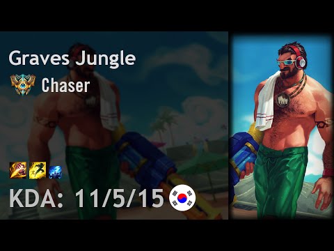 Graves Jungle vs Lee Sin - Chaser - KR Challenger Patch 6.18