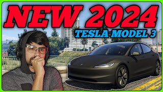 GTA 5 Mods: The 2024 Tesla Model 3 is Here!!!   #gta5mods #gta5 #gtav