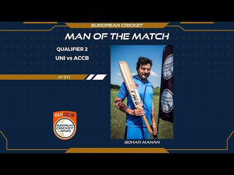 Go to Man Gohar Manan takes ACCB to FanCode ECS Romania final