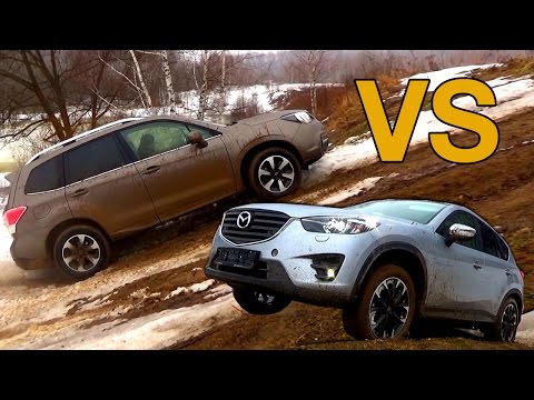 Mazda CX-5 vs Subaru Forester: Hill Climb