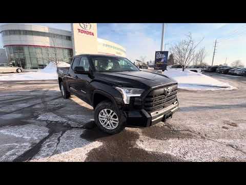 2026 Toyota Tundra 4x4 Double Cab SR in Black for sale at Stouffville Toyota in Whitchurch-Stouffville, ON