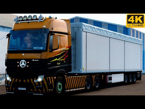 [G29] ETS2 (4K 60FPS) | MERCEDES ACTROS MP4 2542 | SALAMANCA 🇪🇸 - SEVILLA 🇪🇸