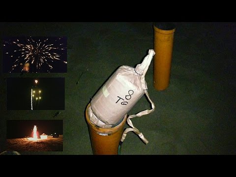 125mm Italian Stutata / Zylinderbombe / Cylinder Shell - Scala 8 Tremolante Giallo + Parasiten Mix