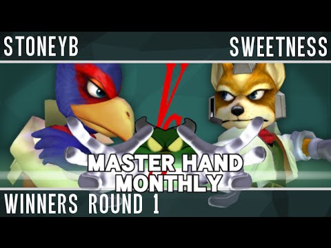 Master Hand Monthly 3: Melee - Amateur Bracket - StoneyB (Falco) vs. Sweetness (Fox) - WR1