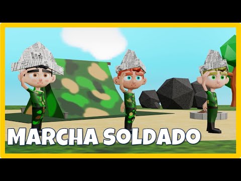 marcha soldado (música e vídeo animado)