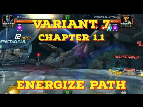 VARIANT 7 CHAPTER 1.1 ENERGIZE PATH | MARVEL CONTEST OF CHAMPIONS |