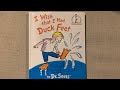 Dr Seuss Rap I Wish That I Had Duck Feet Performance By Jordansimons4