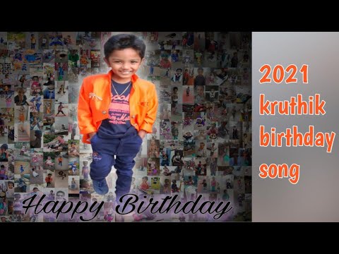 kruthik || Birthday song || 2021 October 14 || #anjanasowmyaanjaneyudusong3