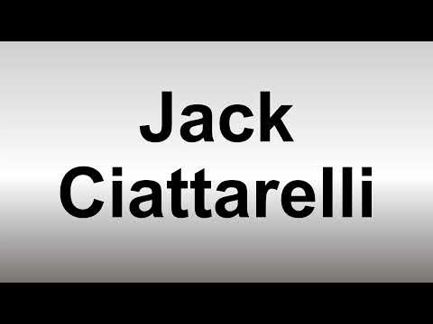 How to Pronounce Jack Ciattarelli