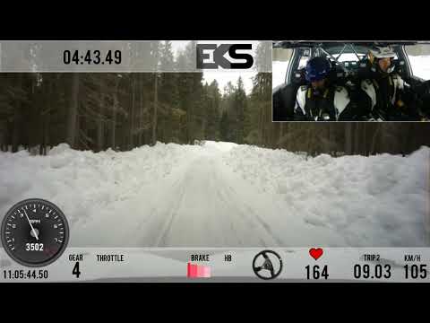 Rally Vännäs 2020 - SS7 - Mattias Ekström/Stefan Bergman